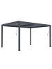 Fornorth Pergola Lounge in Dunkelgrau 4x3m