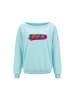 myMo Women Sweatshirt in Aqua