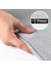 KADIMA DESIGN Teppich Kurzflor Waschbar Einfarbig LECH Microfaser OEKO-TEX in Silber