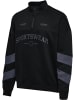Hummel Reißverschluss Sweatshirt Hmloversized Erwachsene in BLACK/EBONY