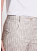 GOLDNER Druckhose Jerseyhose BELLA mit Print in stein / gemustert