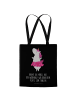Mr. & Mrs. Panda tasche baumwolle Einhorn Ballerina mit Spruch in Schwarz