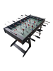 relaxdays Kickertisch in Dunkelbraun - (B)122 x (H)78 x (T)61 cm