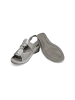 VITAFORM Echt Leder Sandalen in platin