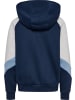 Hummel Kinder Trainingsjacke "Loose Blocked Zip Hoodie" in Blau