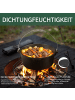 Home Nature Wohnkonzept Gusseisen Topf 4.5L Dutch Oven 4-teilig in Schwarz ⌀25 cm