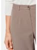 GOLDNER Kurzgröße:  Hose mit Gürtelschlaufen, pflegeleicht in taupe