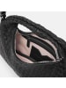Les Visionnaires Sadie Weave Schultertasche Leder 37 cm in black
