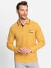 WITT WEIDEN Langarm-Poloshirt in ocker
