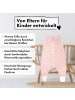 Räuberella Sommer-Schlafsack mit Füßen Blütenranke in Rosé. - 100cm