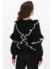 faina Cardigan in black white