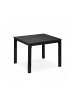 relaxdays Balkon-Beistelltisch in Schwarz - (B)52 x (H)39 x (T)48 cm