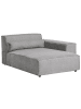 Beliani Chaiselongue HELLNAR in Grau - (W) 102 x (H) 70 x (L) 176 cm linksseitig