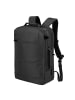 travelite Workfloow Daypack 46 cm Laptopfach in schwarz