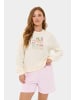 SAINT TROPEZ Trackjacket-sweat LoisaSZ Lockere Passform in Baby's Breath