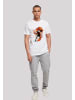 F4NT4STIC T-Shirt Basketball Splash Sport  UNISEX in weiß