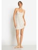 LSCN BY LASCANA Negligé in ecru bedruckt
