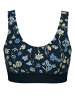 Calida Bustier in black print
