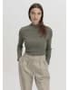 Hessnatur Rib Longshirt Slim in oliv