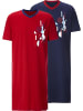 BABISTA Doppelpack Nachthemd VIERTO in rot dunkelblau