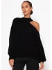 SASSYCLASSY Oversize Cut-Out Pullover in Schwarz