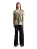 Marc O'Polo Print-Blusen-Shirt regular in Medium Green