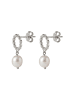 PURELEI Ohrringe Aura Pearl Silber