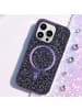 cadorabo Hülle für Apple iPhone 14 PRO MAX Glitzer Schutzhülle in Lila
