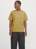Jack & Jones 2-er Set Logo T-Shirt Kurzarm Shirt JORVESTERBRO in Senf