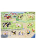 Ravensburger Ravensburger Kinderpuzzle - 03689 Morgens auf dem Bauernhof - my first wooden...