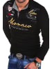 behype Langarmshirt MONACO in schwarz