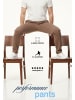 DAILY COTTON Chinohose - als Performance Pants mit Super Stretch in Slim-Fit in Coffee