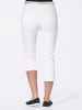 Sieh an! Capri-Jeans in weiß