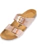 Palado Pantoletten Samos Metallic in Metallic Rose