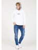 PLUS EIGHTEEN Herren Kapuzenpullover in Weiss