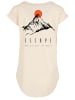 F4NT4STIC Long Cut T-Shirt Escape Discover the World Mountain in Whitesand