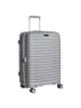 D&N Travel Line 4500+ - 4-Rollen-Trolley M 65 cm erw. (black) in grau