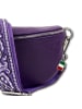 Florence Florence Gürteltasche Leder lila/violett ca. 25cm