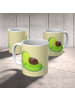 Mr. & Mrs. Panda Kindertasse Avocado Schwangerschaft ohne Spruch in Gelb Pastell