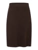 More & More feiner, femininer Strickrock, Schlupfform in brown
