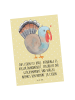 Mr. & Mrs. Panda Postkarte Thanksgiving Truthahn mit Spruch in Gelb Pastell