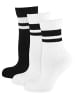 Nur Die  Sportsocken Frotteesohle in mix weiß/schwarz