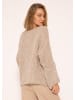 SASSYCLASSY Oversize Strick-Pullover in Beige