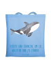 Mr. & Mrs. Panda Tote Bag Fehler lernen wachsen mit Spruch in Sky Blue