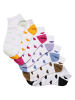 Urban Classics Urban Classics Unisex Recycled Yarn Heart Sneaker Socks 7-Pack in multicolor