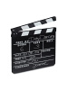 relaxdays 4x Filmklappe in Schwarz