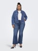ONLY Carmakoma Jeansjacke in Medium Blue Denim