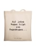 Mr. & Mrs. Panda Tote Bag Spruch Mit Enttäuschungen umgehen mit ... in Creme