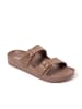 Brasileras Pantoletten "Coastal" in Braun