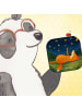 Mr. & Mrs. Panda Bierdeckel Fuchs Sterne Design ohne Spruch in Weiß